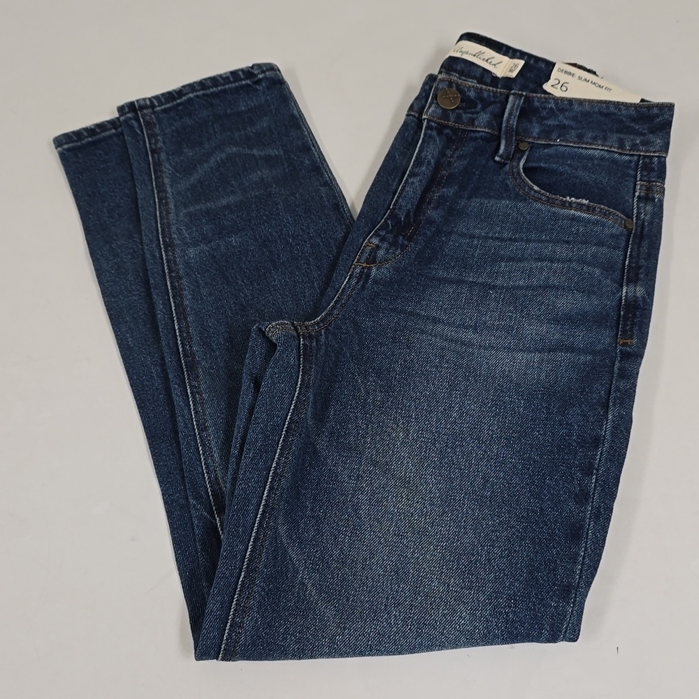 UNPUBLISHED DEBBIE SLIM MOM FIT CROPPED TAPERED LEG